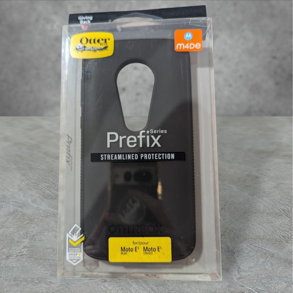 OtterBox Prefix Case for Motorola Moto E5 Play/Moto‎ E5 Cruise - Black A7